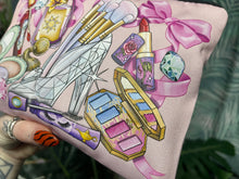 Load image into Gallery viewer, Pink princess inspired make up bag
