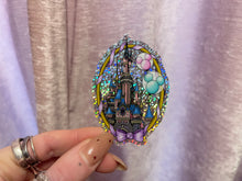 Load image into Gallery viewer, Disneyland Paris holographic Castle vinyl sticker
