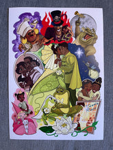 Load image into Gallery viewer, Princess and the Frog A4 art print
