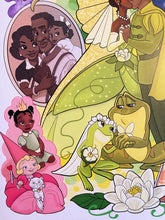 Load image into Gallery viewer, Princess and the Frog A4 at print

