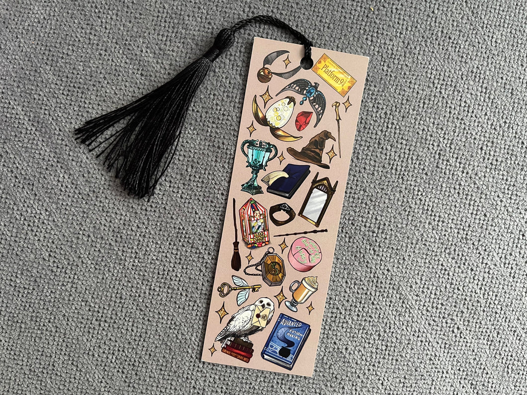 Wizard magical objects Bookmark