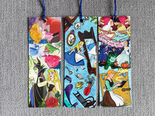 Load image into Gallery viewer, Disney Cinderella, Alice in Wonderland, Sleeping Beauty bookmark bundle

