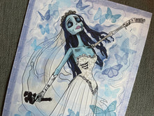 Load image into Gallery viewer, Emily Corpse Bride Tim Burton A4 art print
