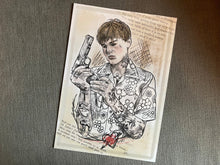 Load image into Gallery viewer, SALE Romeo and Juliet Leo Dicaprio A4 art print
