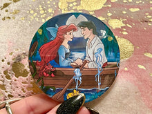 Load image into Gallery viewer, Mermaid Kiss the Girl 2.2” pocket mirror
