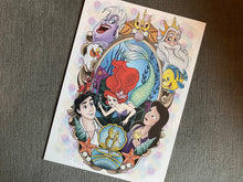 Load image into Gallery viewer, Mermaid A4 art print
