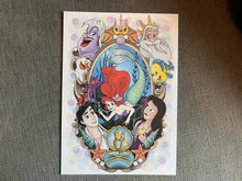 Load image into Gallery viewer, The Little Mermaid A4 art print
