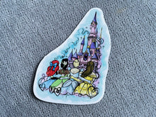 Load image into Gallery viewer, Disneyland Princesses Paris Castle vinyl sticker
