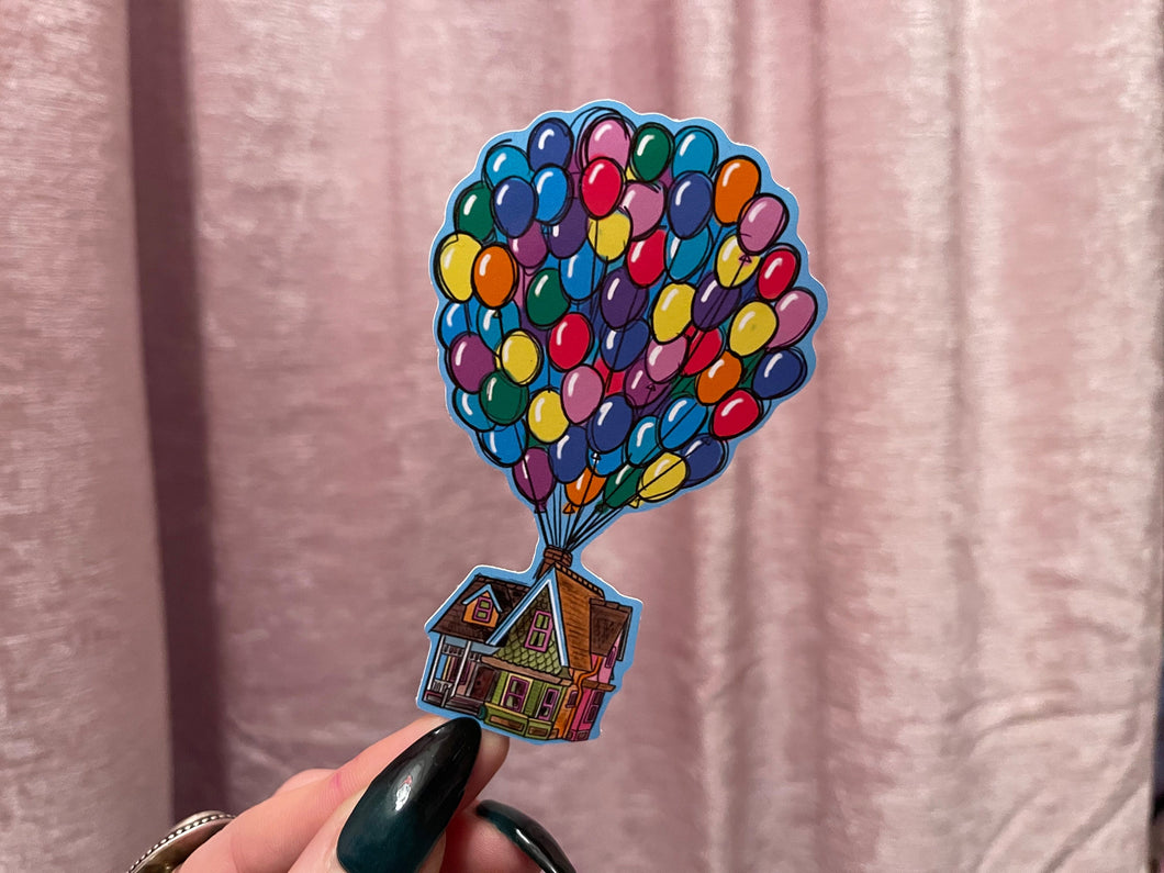 Disney Up Balloon House vinyl sticker