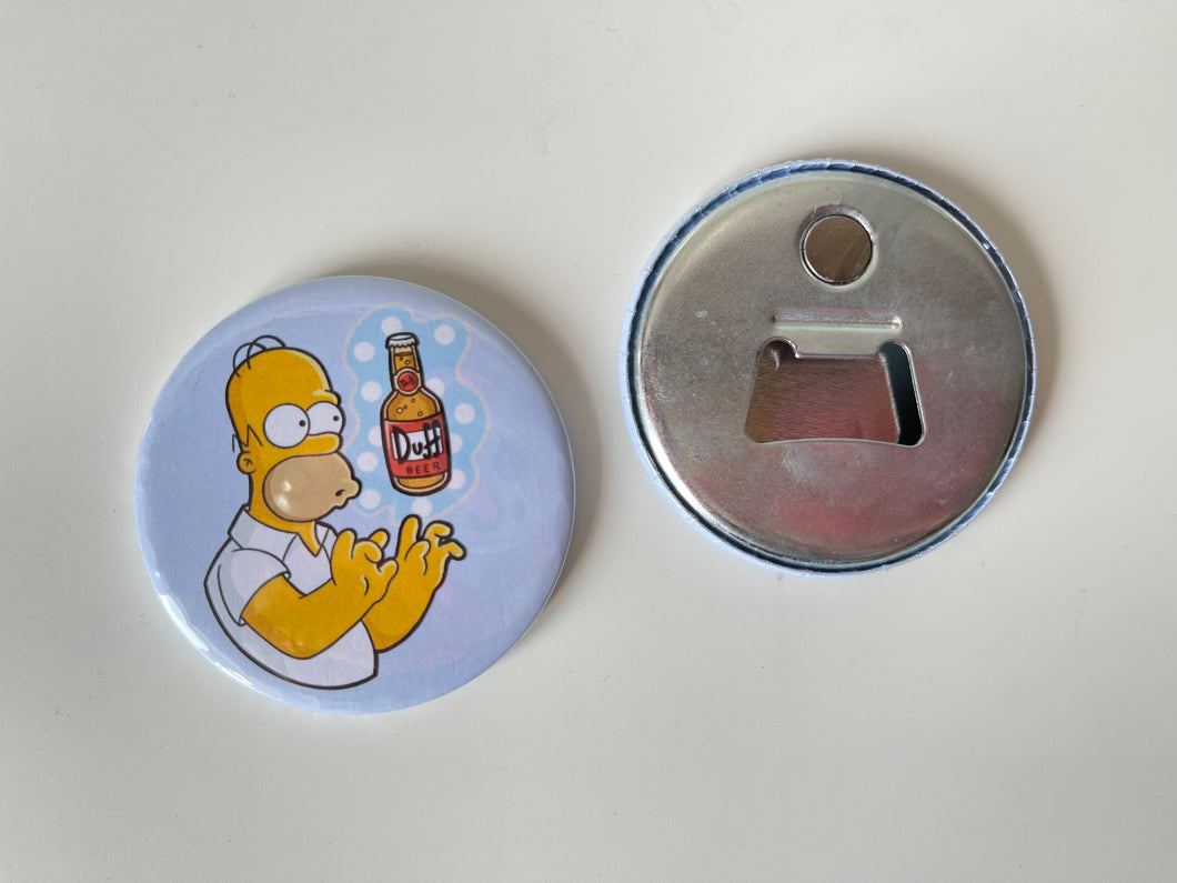 Homer Simpson Father’s Day magnetic bottle opener